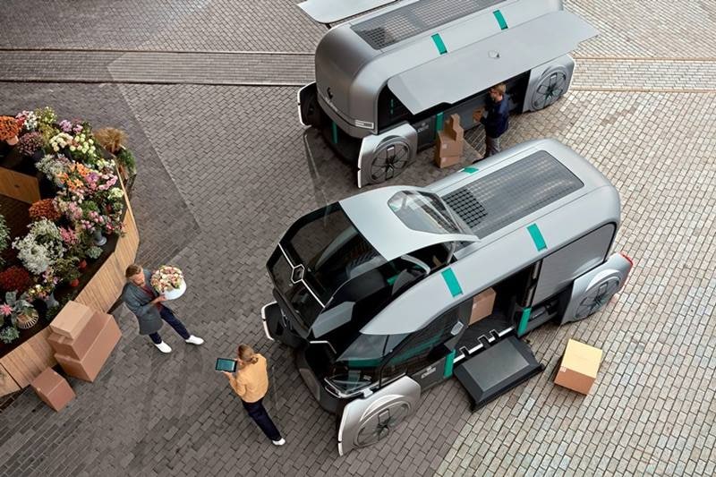 Renault just recently introduced a new and most definitely a very futuristic looking electric concept, which the company promises will revolutionise how we deliver goods and move people. It is all-electric, there is no human driver needed, it is connected to other pods and a main server. Renault EZ-PRO aims to help retailers better manage delivery costs and provide a solution for relaxing increasing traffic congestion in cities.