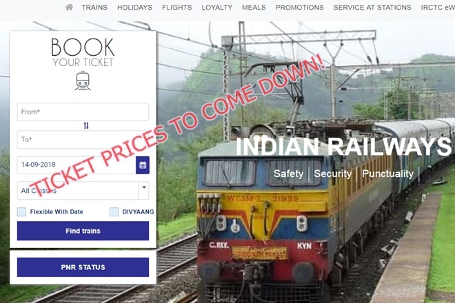 Flexi-fare scheme to be diluted, train ticket prices to go down Flexi-fare scheme to be diluted, train ticket prices to go down