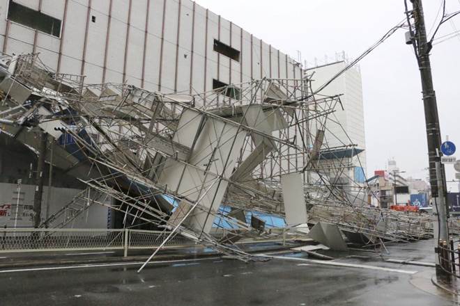 Typhoon Jebi, Typhoon Jebi in Jebi, Kansai International Airport, Osaka airport, world news Typhoon Jebi, Typhoon Jebi in Jebi, Kansai International Airport, Osaka airport, world news