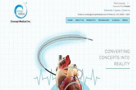 Concept Medical raises Rs 440 cr for sirolimus coated balloon (Image:Website) Concept Medical raises Rs 440 cr for sirolimus coated balloon (Image:Website)