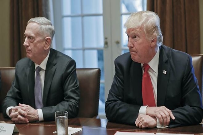 Donald Trump says Jim Mattis 'could be' leaving as US defence chief (File photo)