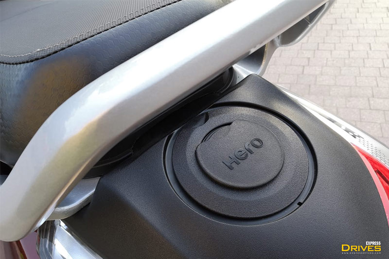 Hero Destini 125 also gets external fuel filling system, remote key opening, mobile charging port and boot light on the top-variant. It also get telescopic suspension and an integrated braking system.