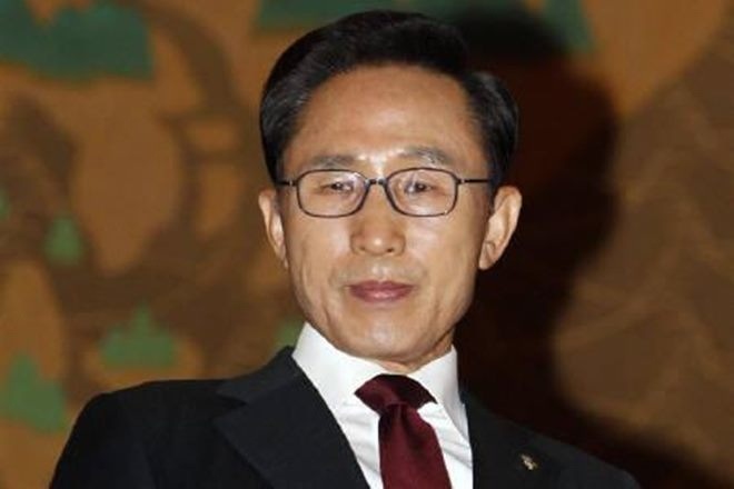 Former South Korean president Lee Myung-bak
