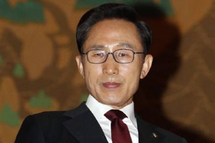 Former South Korean president Lee Myung-bak