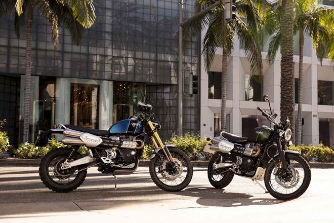 Triumph Scrambler 1200 XC and XE