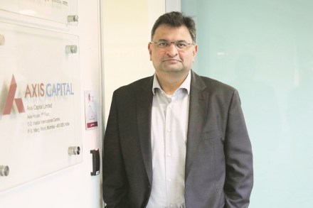 Dharmesh Mehta, MD & CEO of Axis Capital at his office.
Express photo by Nirmal Harindran, 16th October 2018, Mumbai.