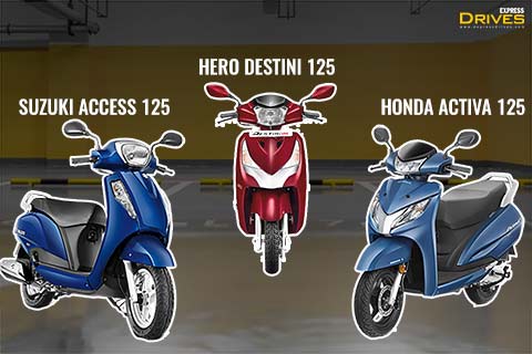 Hero Destini 125 vs Suzuki Access 125 vs Honda Activa 125 : Which budget family scooter is best for you & why?