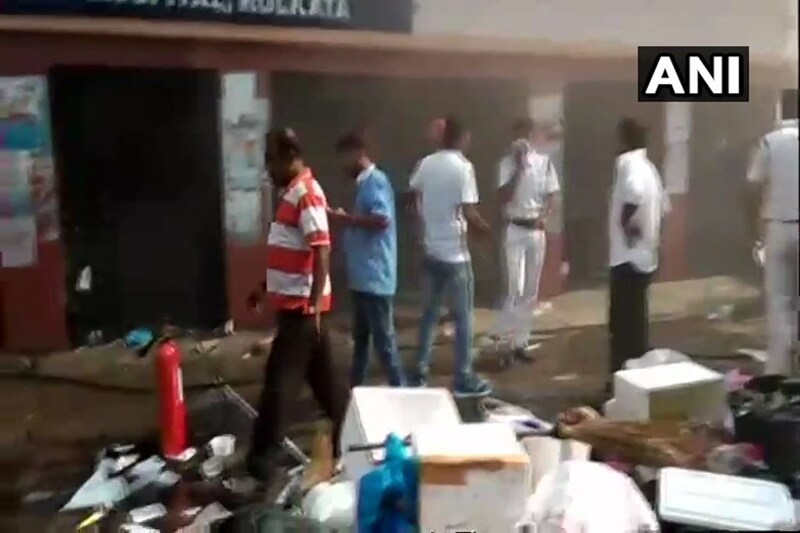 kolkata medical college hospital, medical college kolkata news, kolkata hospital fire, fire in kolkata today, medical hospital kolkata, kolkata fire accident today, calcutta medical college fire, kolkata fire pictures, fire at calcutta medical college images, kolkata fire images