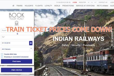 Ticket prices to come down; flexi-fares reduced Ticket prices to come down; flexi-fares reduced