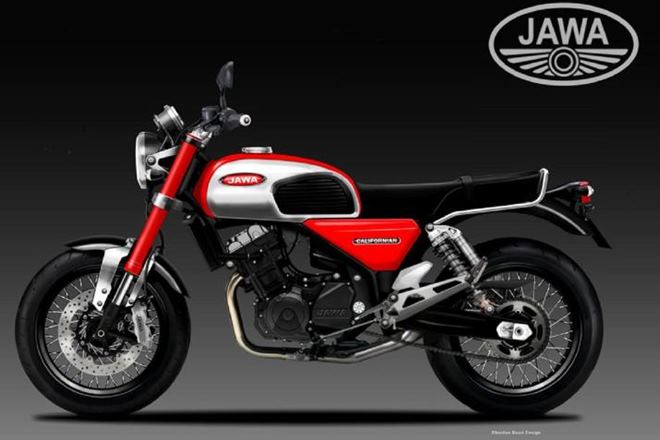 Mahindra Jawa Motorcycle Render