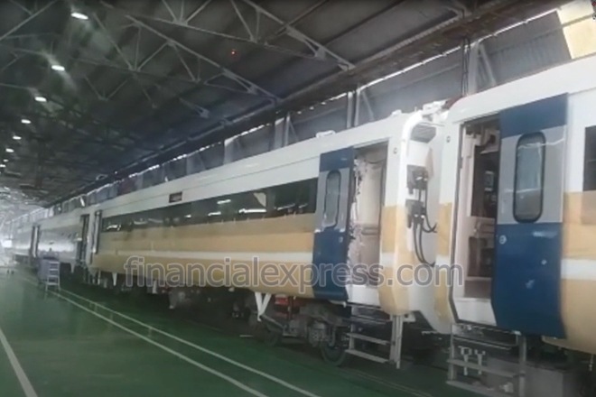 Train 18 trials begin at ICF