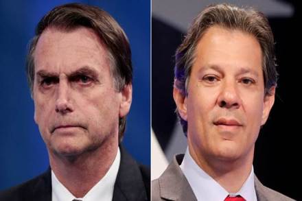 Both said the election is far from decided after months of a campaign in which Bolsonaro was stabbed at a rally in September and supporters of each candidate branded rivals as fascists or communists. (IE) Both said the election is far from decided after months of a campaign in which Bolsonaro was stabbed at a rally in September and supporters of each candidate branded rivals as fascists or communists. (IE)