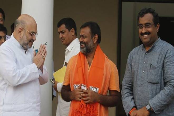 Swami Paripoornananda, Swami Paripoornananda BJP, Telangana polls, Hindu Vahini founder, Swami Paripoornananda Sree Peetham