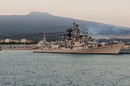 On its way out next month, the INS Rana is also expected to hold PASSEX exercise with the ROK Navy. (Photo source: Indian Navy website)