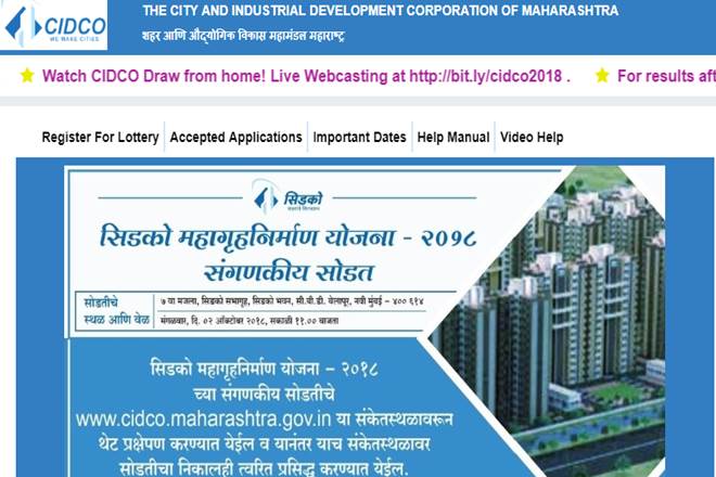 CIDCO lottery 2018 Live Streaming Online