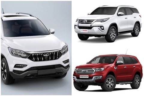 Premium SUV battle! Mahindra XUV700 (Y400) vs Toyota Fortuner vs Ford Endeavour: Price, features compared