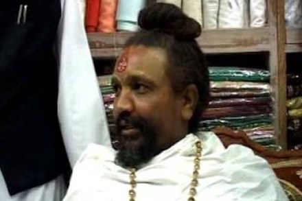 COMPUTER BABA, computer baba resigns, computer baba resignation, resignation of computer baba, naramada bachao andolan, narmada bachao andolan