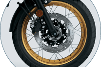Large wired wheels that help in off-roading