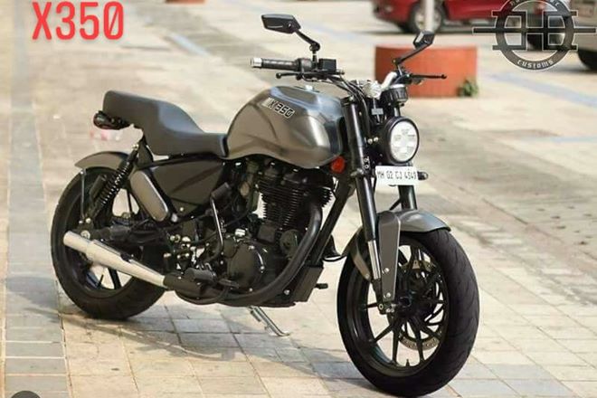 modified royal enfield thunder 350 main