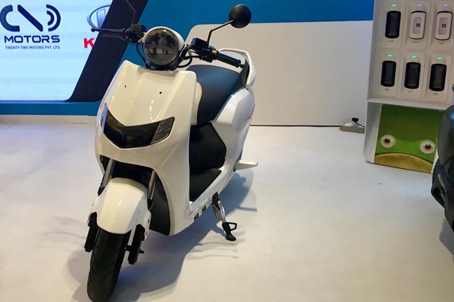 Twenty Two Kymco launched in India: New Flow electric scooter with Ionex battery to launch in early 2019
