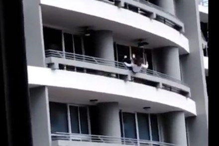 A woman died after falling down from the 27th floor of a building while clicking selfie in Panama. (Videograb: Youtube)