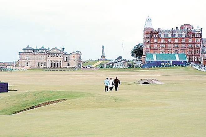 The St Andrews golf course in Fife, Scotland



