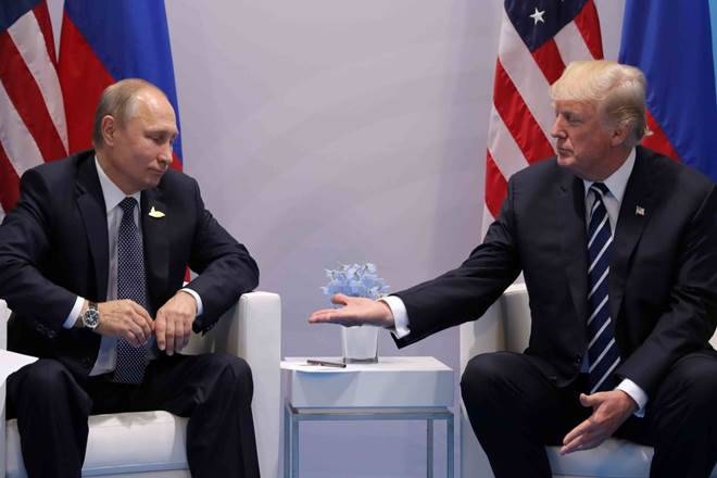 Donald Trump not sure if he will meet Vladimir Putin in Paris (File photo) Donald Trump not sure if he will meet Vladimir Putin in Paris (File photo)
