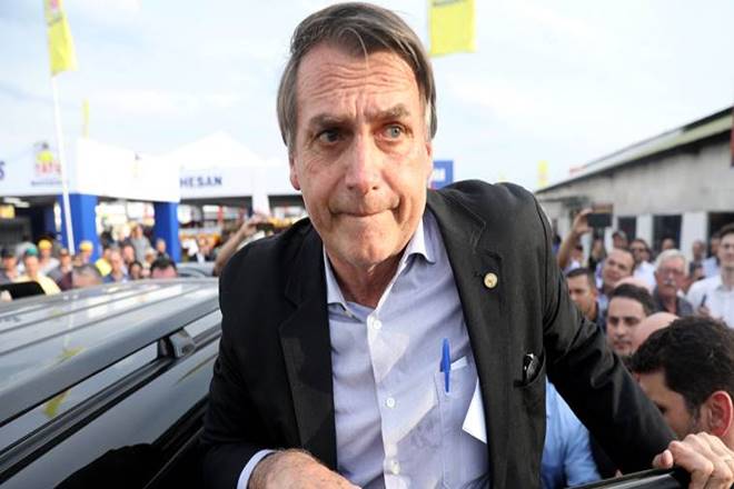 The far-right politician was responding to a question from reporters about Egypt postponing a scheduled visit from Brazil's Foreign Minister Aloysio Nunes. (IE) The far-right politician was responding to a question from reporters about Egypt postponing a scheduled visit from Brazil's Foreign Minister Aloysio Nunes. (IE)