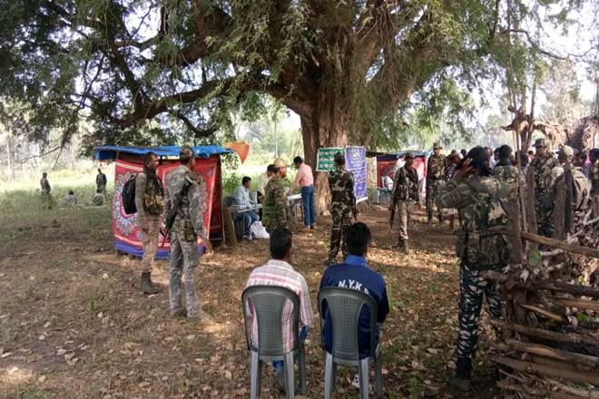 Chhattisgarh Assembly elections 2018: CRPF team narrowly escapes IED blast Chhattisgarh Assembly elections 2018: CRPF team narrowly escapes IED blast