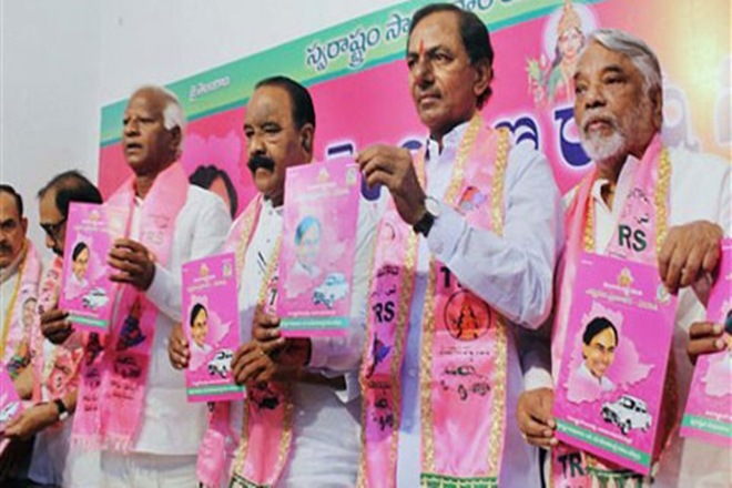 "Election Commission's decision of introducing pink colour ballot papers was completely against the spirit of conducting fair and free elections in Telangana," TPCC General Secretary Sravan Dasoju said. (IE)