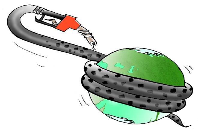 Over the barrel: Juggler’s dexterity and oil (Illustration: rohnit phore)