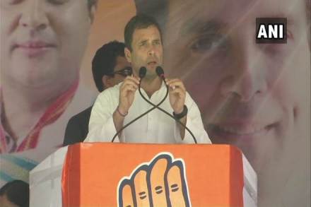 "China creates 50,000 jobs per day, whereas, despite 'Start Up India' and 'Make in India' schemes, the Indian government creates only 450 jobs in a day," the Congress leader said. (ANI)