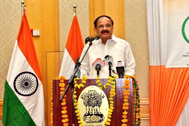 Naidu reached here earlier in the day on the last leg of his six-day three-nation tour to Africa, which aims at deepening India's strategic cooperation with Botswana, Zimbabwe and Malawi. (Twitter Image) Naidu reached here earlier in the day on the last leg of his six-day three-nation tour to Africa, which aims at deepening India's strategic cooperation with Botswana, Zimbabwe and Malawi. (Twitter Image)