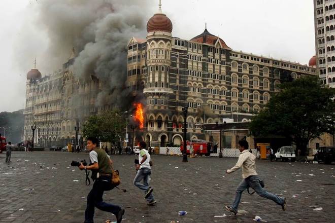 Ten heavily-armed terrorists, sneaked in through the Arabian Sea, attacked multiple locations within a small geographical area, killing 166 persons (File photo) Ten heavily-armed terrorists, sneaked in through the Arabian Sea, attacked multiple locations within a small geographical area, killing 166 persons (File photo)