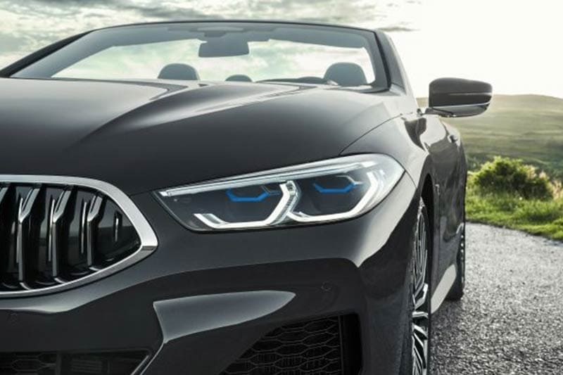 As in the standard BMW 8 Series, the Convertible variant also features Adaptive LED headlights and LED rear lights as standard. BMW Laserlight with Selective Beam and high beam range increased to 600 metres available as an option says the German carmaker.