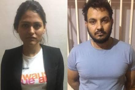 Angel Gupta alias Shashi Prabha and Manjeet Singh (ANI)