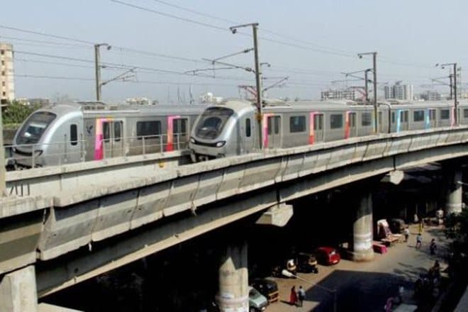 Metro line 2A will connect Dahisar to DN Nagar. Metro line 2B will run further from DN Nagar to Mankhurd via Bandra, and Metro line 7 from Dahisar to Andheri (East). (File photo: PTI)