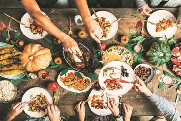 With walnut being the centre of the meal and not the turkey, even the vegetarians had enough options to enjoy.

