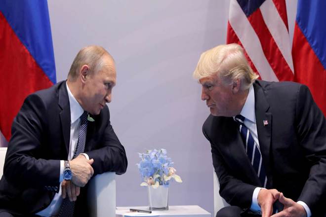 Vladimir Putin, Russian President, Donald Trump, trump putin paris meeting Vladimir Putin, Russian President, Donald Trump, trump putin paris meeting
