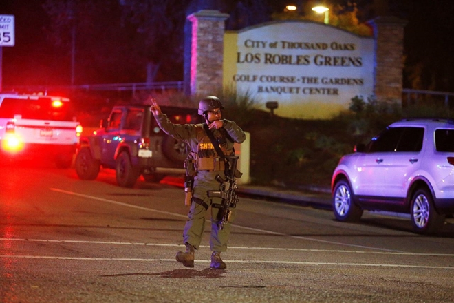 Ventura County Sheriff Geoff Dean on Thursday said the gunman was Ian David Long, 28, a Marine Corps veteran, who was described as "acting a little irrationally" when police were called to his home earlier this year to investigate a disturbance. Ventura County Sheriff Geoff Dean on Thursday said the gunman was Ian David Long, 28, a Marine Corps veteran, who was described as "acting a little irrationally" when police were called to his home earlier this year to investigate a disturbance.