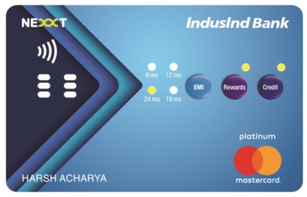 credit card, IndusInd Bank Nexxt Credit Card, interactive credit card, credit card application, credit card application status,