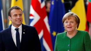 Emmanuel Macron, Angela Merkel, Donald Trump, Donald Trump era, German Chancellor, US president, America First, world news