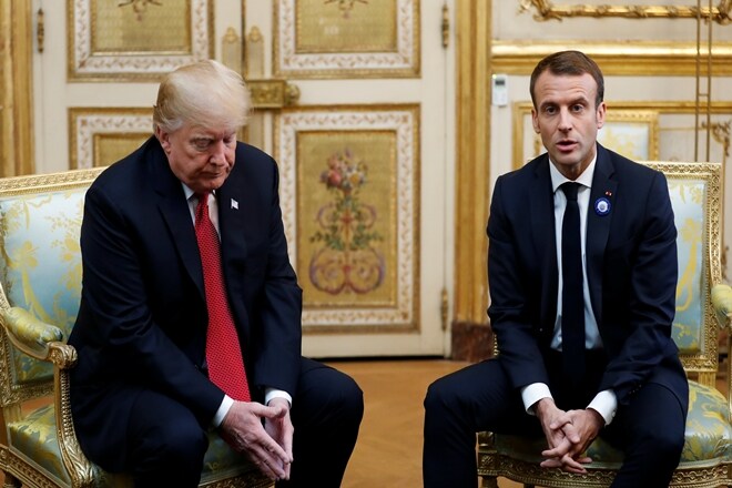 us, france, donald trump, emmanuel macron