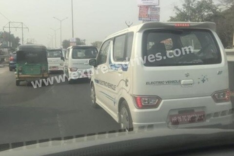 Upcoming Maruti Suzuki electric Wagon R spied again: Maruti’s first electric car to launch in 2020