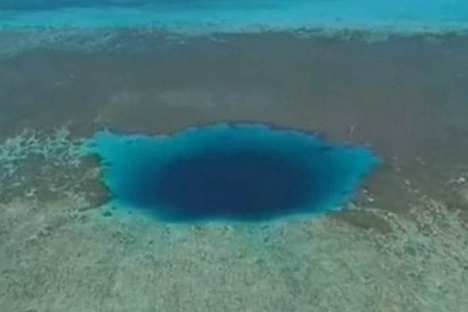 Great Blue Hole, sinkhole, marine sinkhole, deep sea explorer, geological force, Mayans, stories of Mayans, science news
