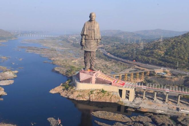 The viewers gallery inside the statue is at a height of 135 metres and can accommodate up to 200 persons at one time. The height was picked as ‘182’ metre to match the total Assembly constituencies in Gujarat.