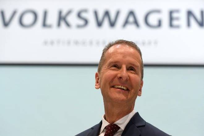 Volkwagen CEO Herbert Diess. (Reuters)