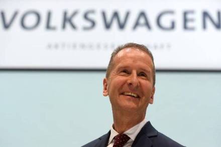 Volkwagen CEO Herbert Diess. (Reuters)