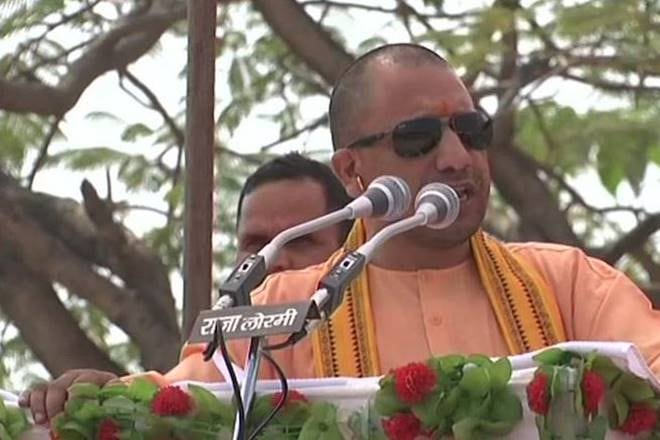  Yogi Adityanath rakes Ram temple issue and said that the Congress has no idea about the country's respect and 'swabhimaan' (self-respect). (ANI photo)