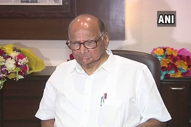 Pawar said his party was not engaged in any talks for a tie-up with Raj Thackeray-led Maharashtra Navnirman Sena (Image: ANI)